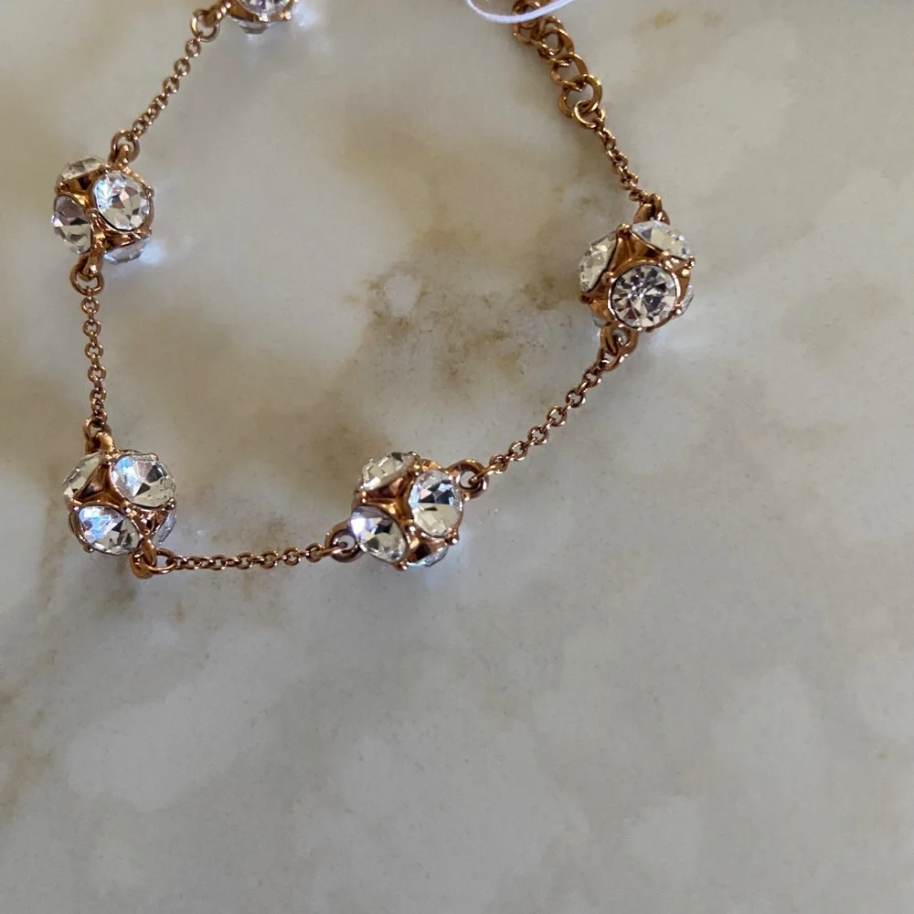 New Kate Spade Rose Gold Lady Marmalade Bracelet With jewelry bag - Picture 6 of 6